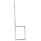Ekena Millwork 3 1/2-in. W x 10-in. D x 14-in. H Balboa Architectural Grade PVC Knee Brace BRCP035X10X14BOA - alternate 4